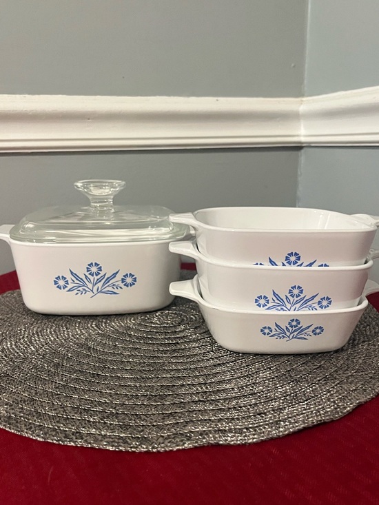 Corningware Other - 🩷 Antique/Vintage Corningware Bakeware Set - Design Blue Cornflower